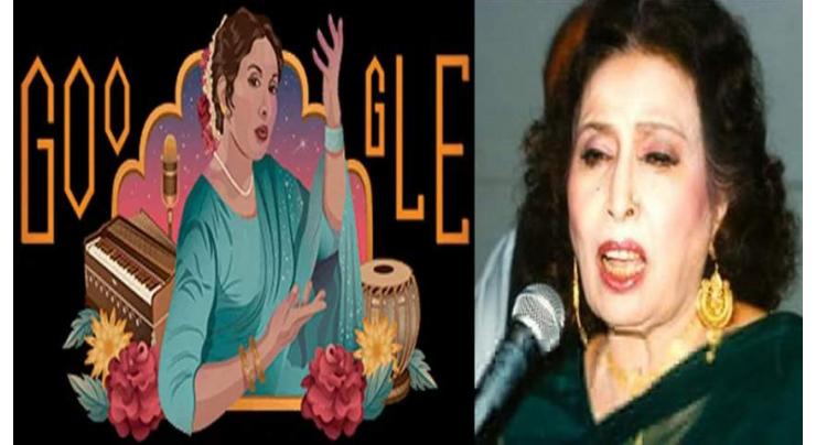 Google Doodle paying tribute to Pakistani singer Iqbal Bano on her 81st birth anniversary
