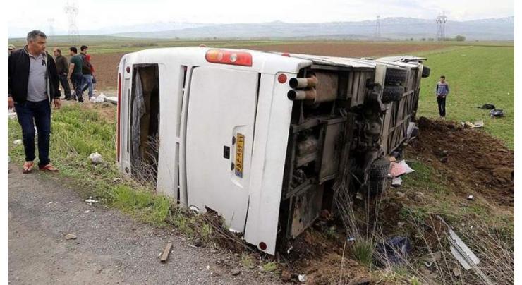 Iran bus crash kills at least 19 on mountain road
