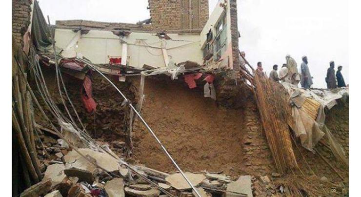 Mud house in Mardan collapsed, one injured
