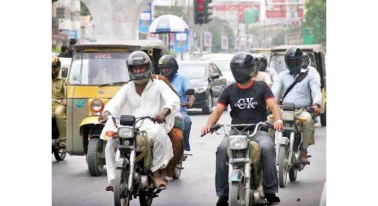 Motorcyclist urges to use helmets for their own safety
