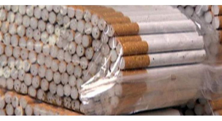 Smuggled tobacco, cigarettes seized in Faisalabad
