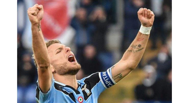 Immobile hat-trick as Lazio thrash Sampdoria, keep title chase alive
