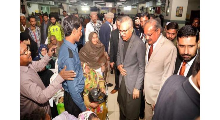 Karachi in urgent need of one more 500-bed children hospital: President Alvi
