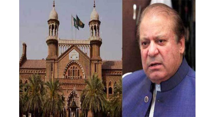Lahore High Court adjourns Nawaz petition for removal of name from ECL
