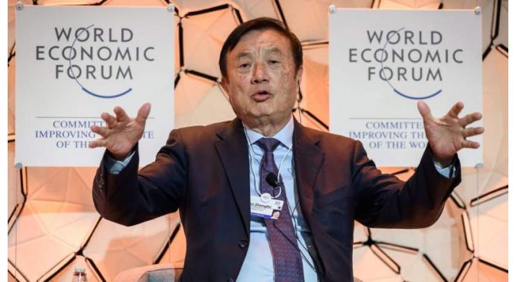 Huawei confident in defending against U.S. sanctions in 2020, founder says in Davos
