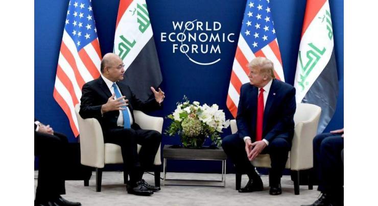 Iraqi President Salih, Trump Discuss Reducing Foreign Presence on Iraqi Soil