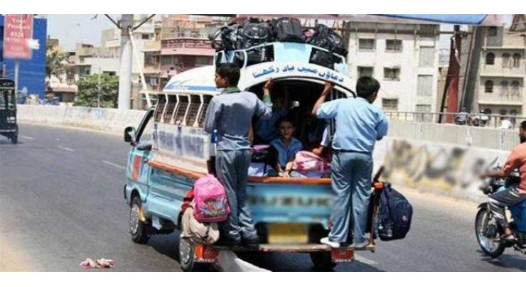 District administration imposes ban on school vans CNG kits; unauthorized mining
