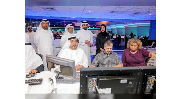 Ahmed bin Mohammed visits Dubai Media Incorporated