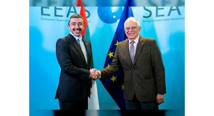 Abdullah bin Zayed meets EU High Representative