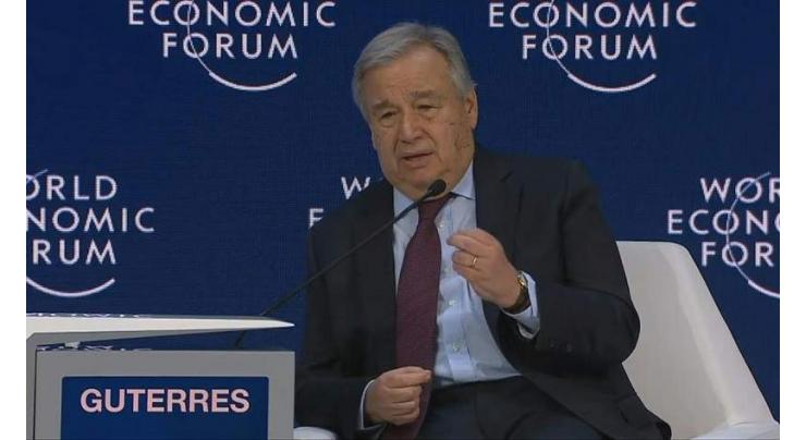 'We are still losing war' on climate change, UN chief warns in Davos
