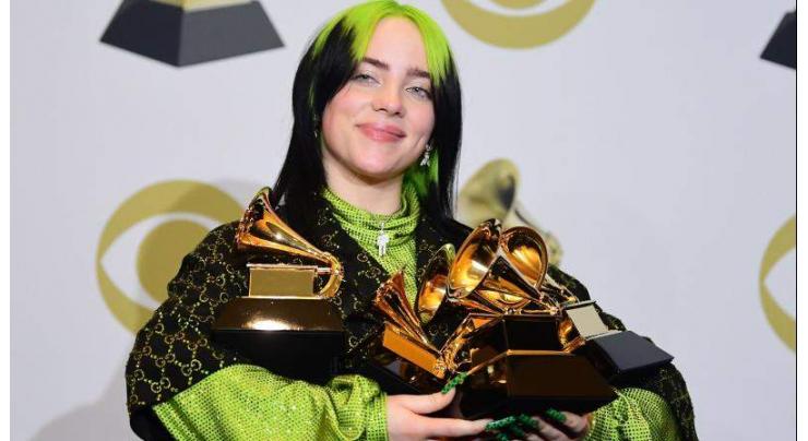 Billie Eilish dominates the Grammys as music world mourns Kobe
