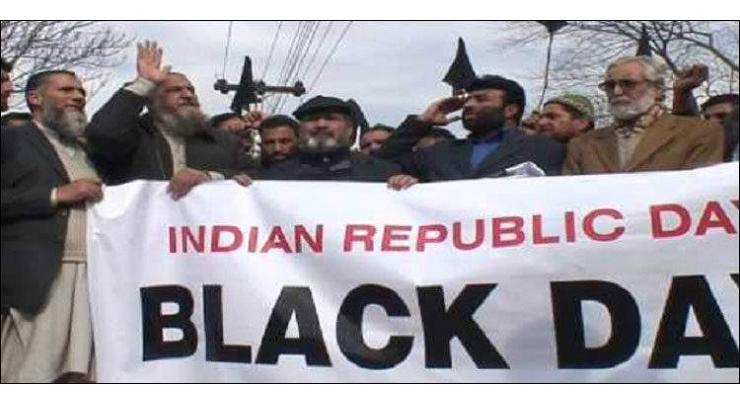 Kashmiris hailed for observing India's Republic Day as Black Day

