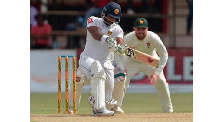 Rain halts solid reply for Sri Lanka after Zimbabwe all out for 406
