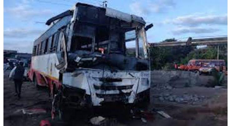 Crash sends Indian bus tumbling into well, killing 26

