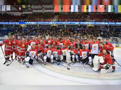 منتخبنا الوطني لهوكي الجليد يواجه فنلندا غدا على برونزية كأس رئيس بيلاروسيا