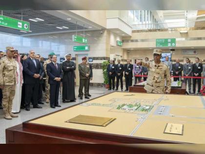 محمد بن زايد والرئيس المصري يشهدان افتتاح قاعدة &quot; برنيس العسكرية &quot; جنوب البحر الأحمر