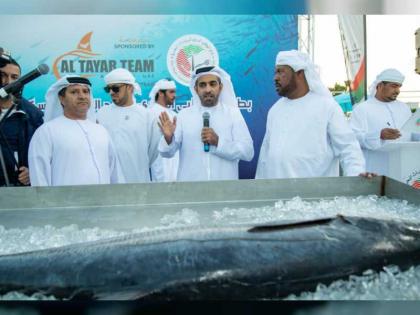 رقم قياسي جديد لأغلى سمكة في العالم بجولة أبوظبي الكبرى لصيد الكنعد والسكل