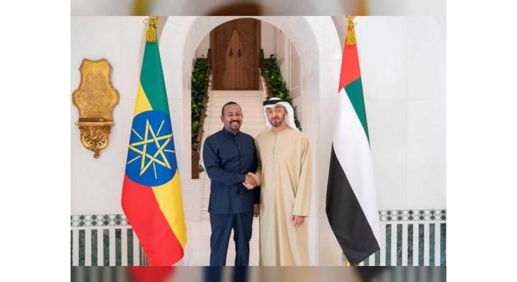 Mohamed bin Zayed receives Ethiopian PM