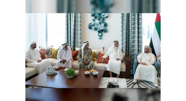 Hamdan bin Zayed receives number of citizens in Dhanna Mount