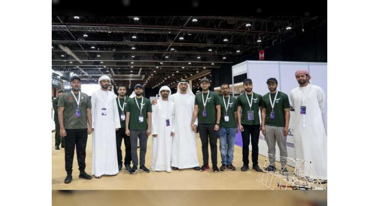 Mohamed bin Zayed tours UMEX, SimTEX 2020 exhibitions