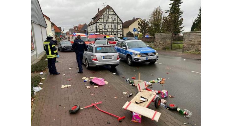 Several dozen hurt as car rams Germany carnival procession
