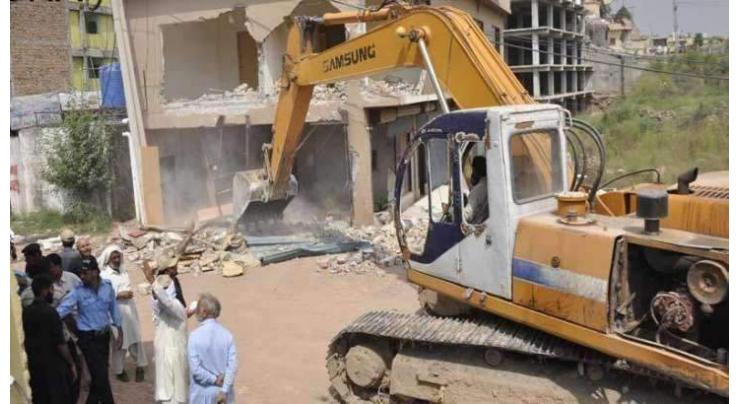 Capital Development Authority demolish several illegal constructions
