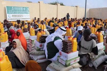 مركز الملك سلمان للإغاثة يوزع 1,500 سلة غذائية لمتضرري الفيضانات في محافظة جوب وين بالصومال
