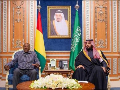 ولي العهد السعودي يبحث مع رئيس غينيا كوناكري تطوير العلاقات الثنائية