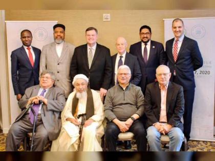 القيادات الدينية لحلف الفضول تعقد اجتماعها الأول في واشنطن بعد إطلاق ميثاق الحلف في أبوظبي