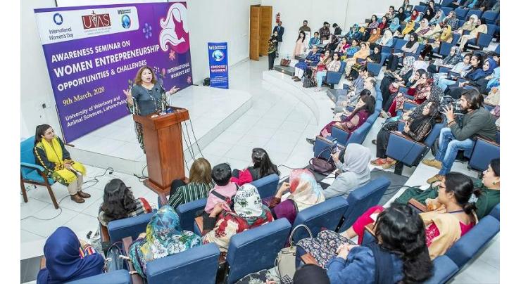 UVAS holds seminar on ‘Women Entrepreneurship: Opportunities and Challenges’ in connection with International Woman Day