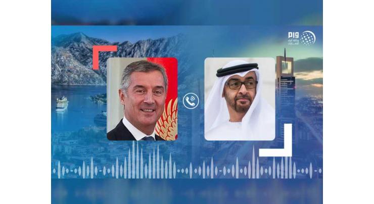 Mohamed bin Zayed, Montenegro&#039;s President discuss efforts to contain coronavirus