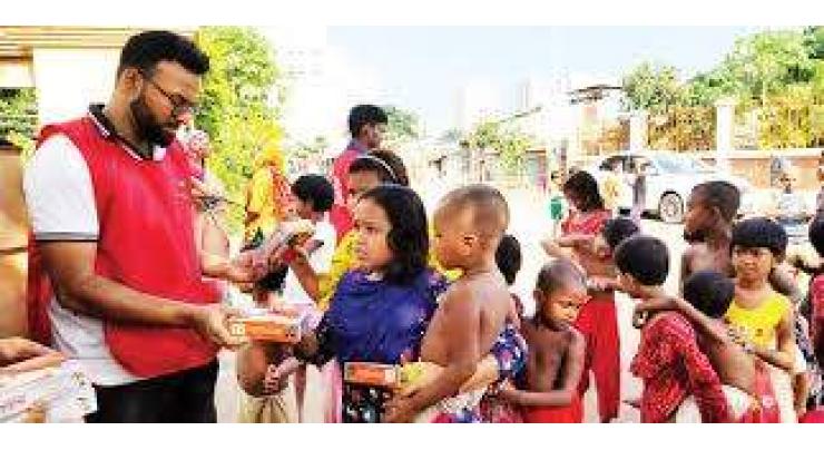 PDF to distribute food packages among 300 needy family
