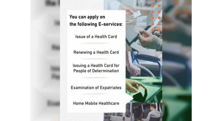 MoHAP issues, renews health cards through e-services
