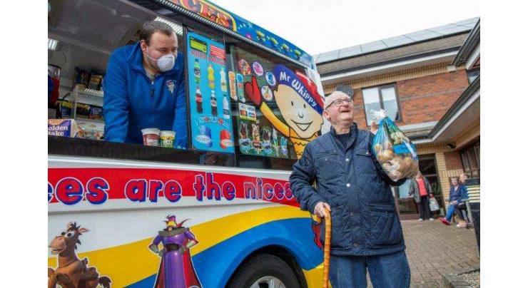 Cone-a-virus: ice cream van delivers for Belfast's vulnerable
