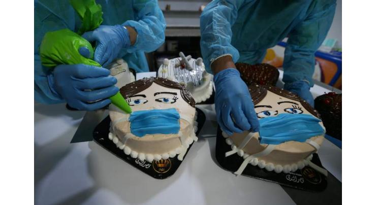 'Corona cake' spreading fast in Gaza
