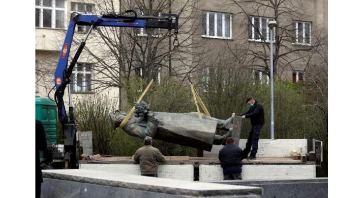 Controversial Soviet-era statue removed in Prague

