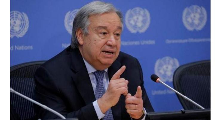 UN Chief Says Will Brief Security Council on COVID-19 Next Week