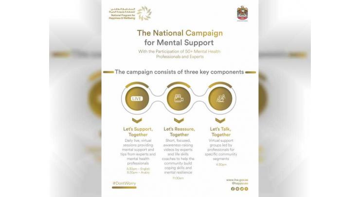 UAE launches online campaign for mental support amid coronavirus outbreak
