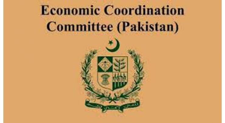Economic Coordination Committee (ECC) approves four technical grants of Rs13.8bln in FY20
