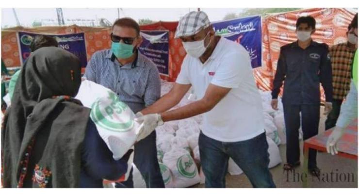 Rawalpindi Development Authority (RDA) distributes ration bags among poor

