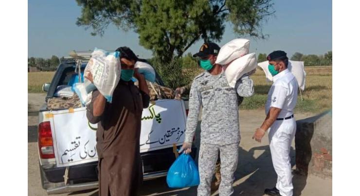 Pakistan Navy Nationwide Humanitarian Assistance During Lockdown Continues