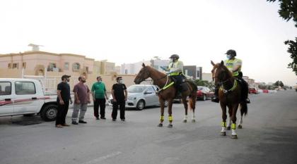 “ خيالة شرطة أبوظبي" تنفذ مبادرة من أجل سلامتكم