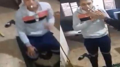 القبض علي ثلاثة شبان یدخنون سجائر أثناء الصلاة في مصر