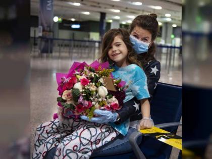 الإمارات تعيد الطفلة الألمانية &quot; جوديفا &quot; إلى أحضان والديها في أبوظبي رغم التدابير الخاصة بكورونا