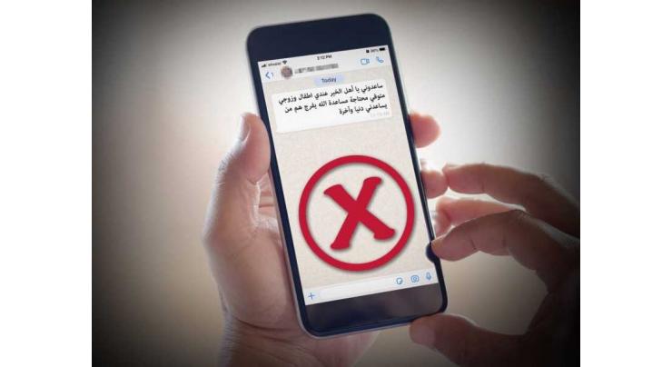 Abu Dhabi Police warn against begging emails via WhatsApp and social media