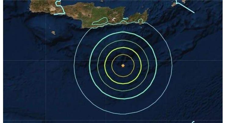 Strong earthquake strikes off Crete, no casulaties
