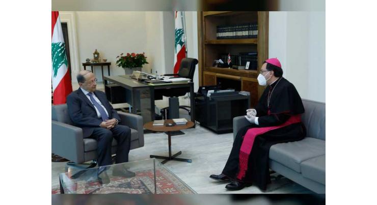 Lebanese President supports call to pray for huamnity