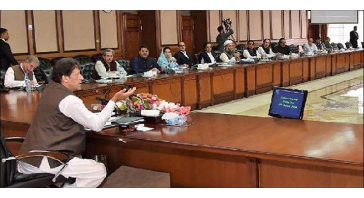 Prime Minister Imran Khan chairs federal cabinet meeting
