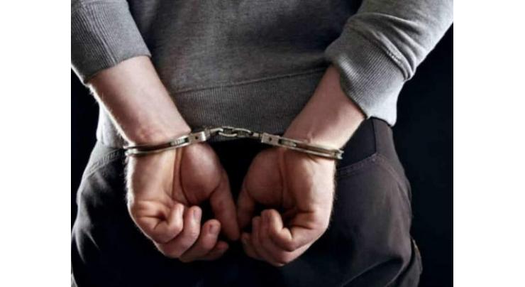 Man held for displaying weapons on social media
