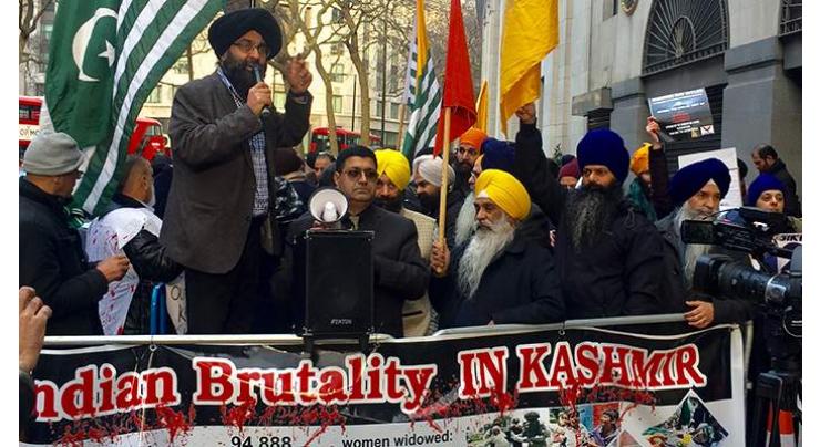 JKYSF delegation expresses solidarity with IOK Sikh community
